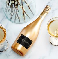 Tap to view Personalised Gold Prosecco Brut Bottle