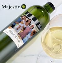 Tap to view Text & Banner Photo Upload White Wine