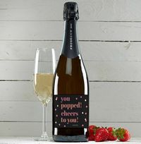 You Popped Personalised Prosecco