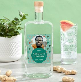 Personalised Birthday Photo Vodka - Absolute Legend