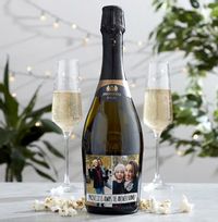Personalised Prosecco With Multi Photo Upload & Text