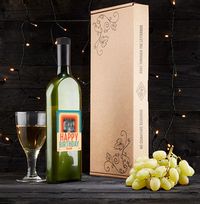 Happy Birthday Rainbow Letterbox Wine - Sauvignon Blanc