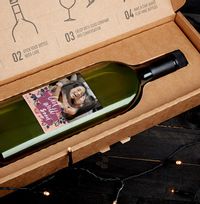 Get Well Soon Photo Upload Letterbox Wine - Sauvignon Blanc
