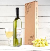 'Just To Say' Personalised Letterbox Wine - Sauvignon Blanc