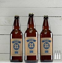 21st Birthday Personalised Beer - Multi Pack