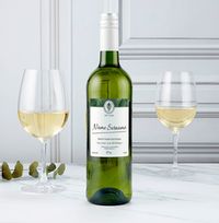 Personalised Birthday White Wine Bottle - Sauvignon Blanc