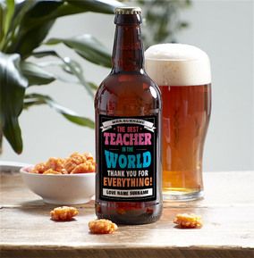 Thank You Teacher Personalised Beer - Multi Pack