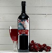 Tap to view One I Love Red Wine Photo Wine Bottle