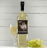 To My Valentine Personalised Sauvignon Blanc - Photo Upload