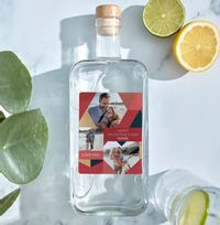 Happy Valentines Personalised Photo Upload Vodka