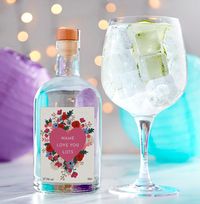 Love You Lots Personalised Gin