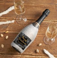 Tap to view Merry Christmas Personalised Silver Prosecco