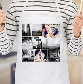 9 Photo Collage Personalised Apron