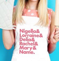 Tap to view Nigella & Delia Personalised Apron