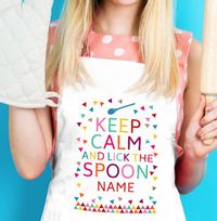 Keep Calm & Lick The Spoon Adults Apron