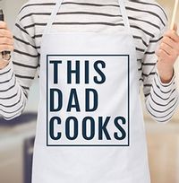 This Dad Cooks Personalised Apron