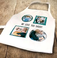 Tap to view We Love You Daddy Multi Photo Apron