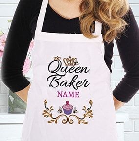 Queen Baker Personalised Apron