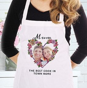 Best Cook in Town Personalised Photo Apron