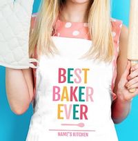 Best Baker Ever Personalised Apron
