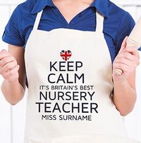 Tap to view Best Nursery Teacher Personalised Apron