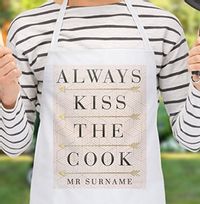 Tap to view Always Kiss The Cook Apron