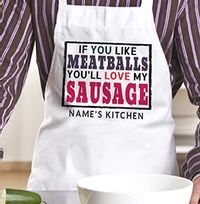 Tap to view Love My Sausage Personalised Apron