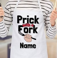 Tap to view Prick With A Fork Personalised Apron