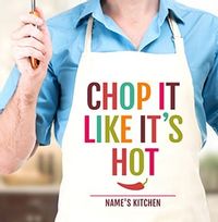 Tap to view Chop It Like It's Hot Personalised Apron