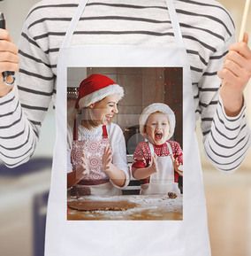 Christmas Full Photo Upload Apron