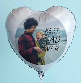 Best Dad Ever Photo Upload Balloon