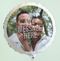 Any Message Full Photo Upload Balloon