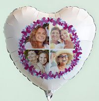 Tap to view Personalised Multi Photo Balloon - Butterfly Shower