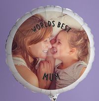World's Best Mum Photo Balloon
