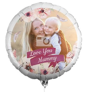Love You Mummy Photo Balloon