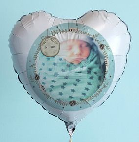 New Baby Boy Photo Balloon