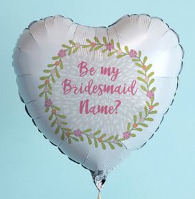 Be My Bridesmaid Personalised Balloon