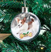 Tap to view Dog Photo Bauble