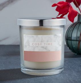 Cosy Time Personalised Candle