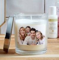 Family Photo Upload Candle