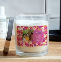 Tap to view Nan, Loved By Photo Upload Candle