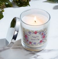 First Mothers Day Personalised Candle