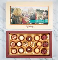 Personalised Photo & Message Chocolates - Box of 18
