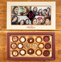 Personalised Any Age Birthday Chocolates - Box of 18