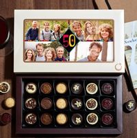 50th Birthday Photo Desserts Chocolate Box