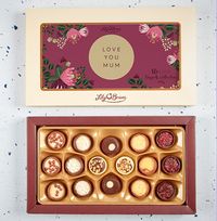 Love You Mum Personalised Chocolates - Box of 18