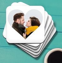 Tap to view Heart Shaped Photo Coaster