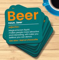 Tap to view Beer Personalised Coaster