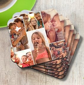 7 Photo Collage Coaster