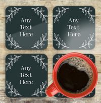 Tap to view Wild Leaves Personalised Coaster